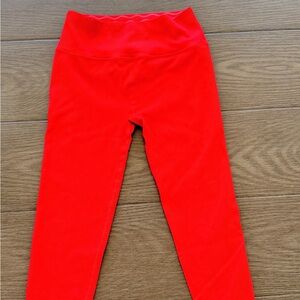 Peloton Lululemon collab leggings Bold Red Apparel